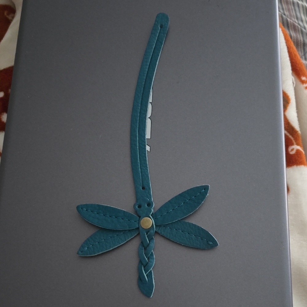 Portland Leather Soul Blue Dragonfly Purse Flair